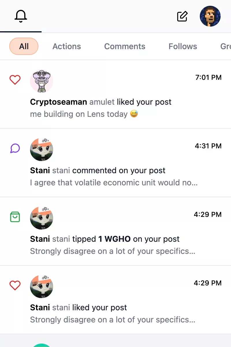 Notifications